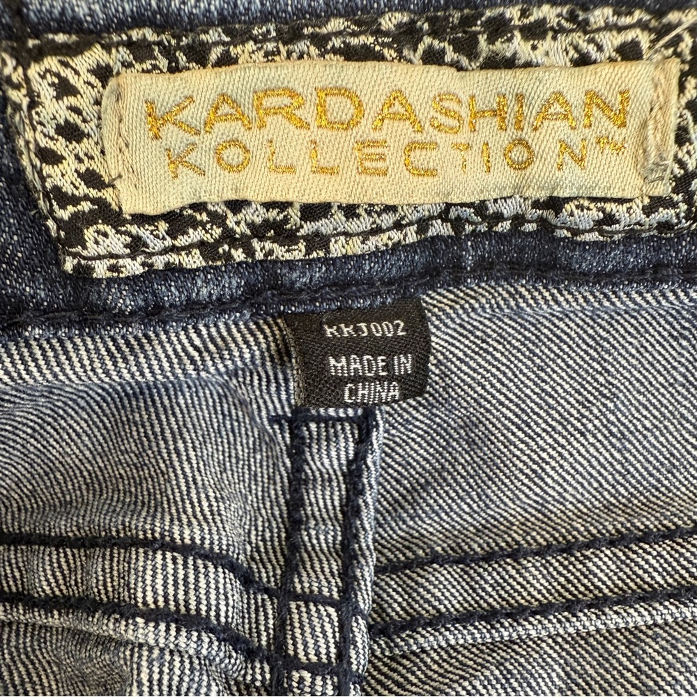 Kardashian Kollection by Khloé Women’s Bootcut Jeans 💙 Size 12, Blue Denim - Picture 4 of 16